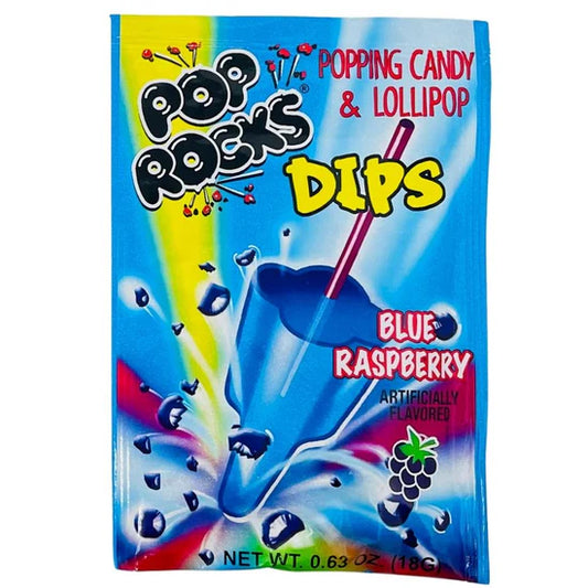 Pop Rocks Dips Sour Blue Raspberry